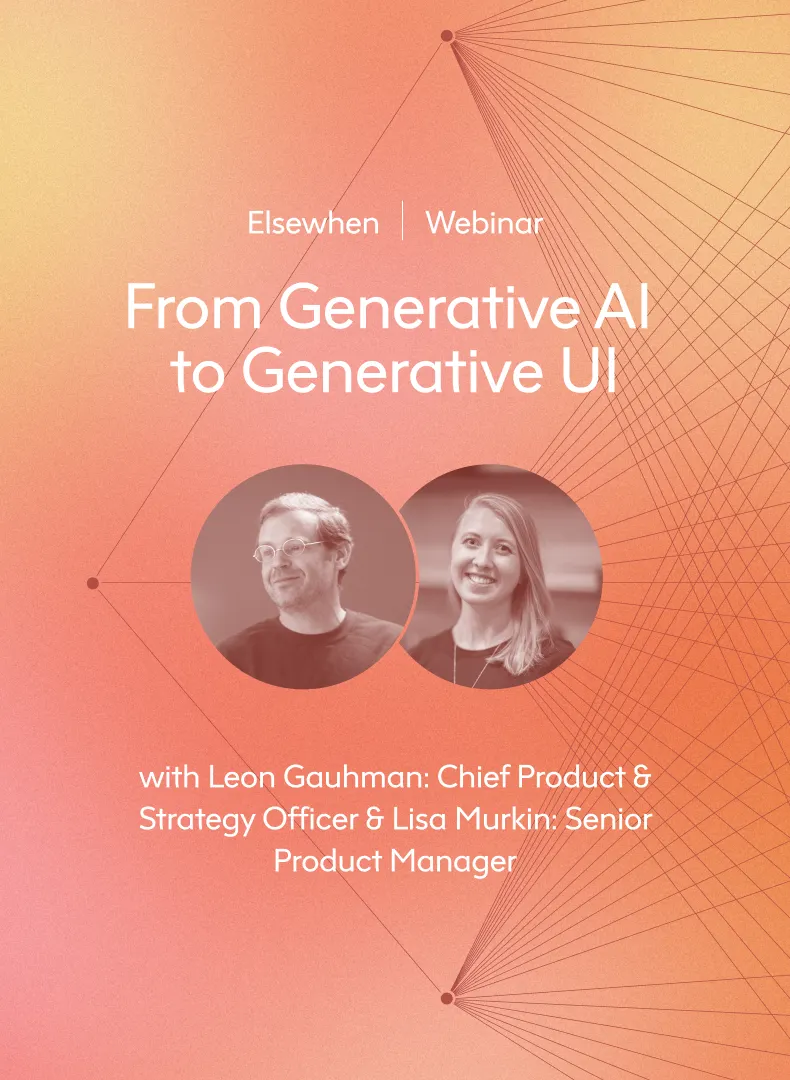 thumbnail image for Webinar: From Generative AI to Generative UI